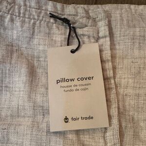 Set of 2 West Elm Belgian Linen Pillow Cover, 12”x21”, New with tags